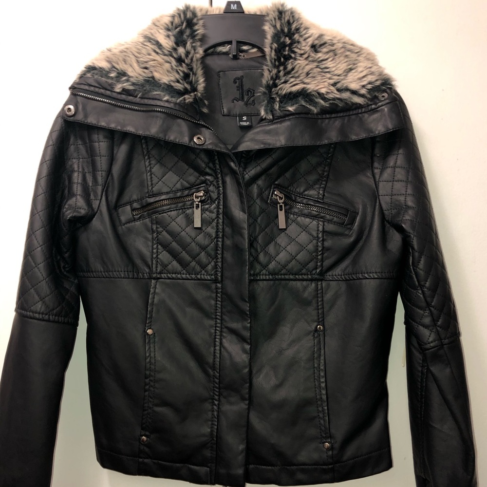 J2 Faux Moto leather jacket